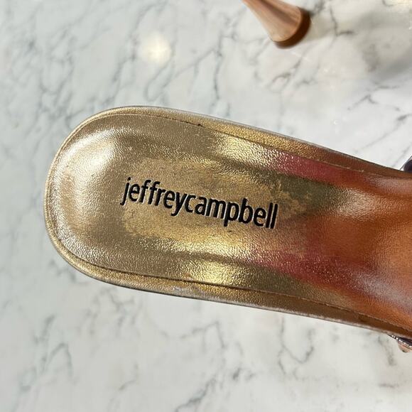 Jeffrey Campbell X Anthropologie Ziva Heel Rhinestone Studded Pointed Toe 9.5 - Picture 7 of 10